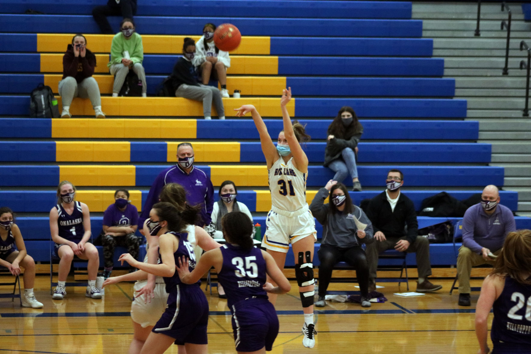 Rice Lake girls basketball vs. Onalaska 1-7-21